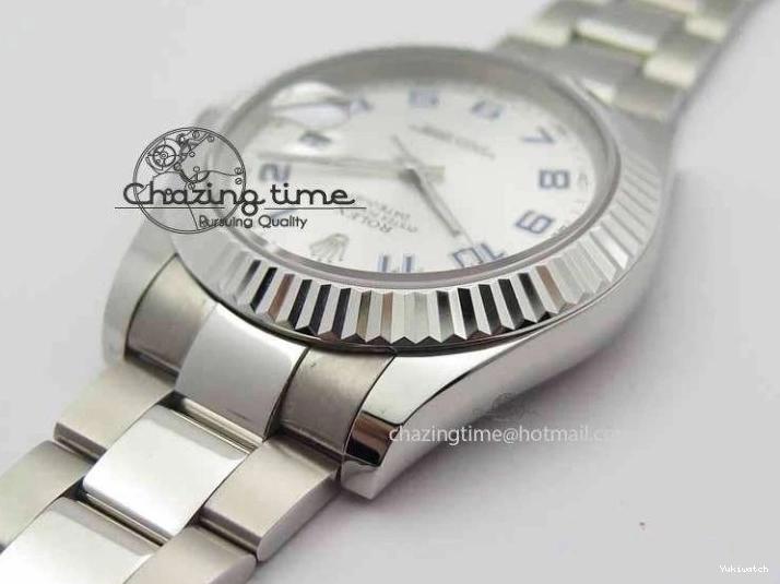SS SA3136 Bracelet BP Silver 41mm Edition Blue DateJust Maker Arabic II Best 116334 SS On Dial 1231